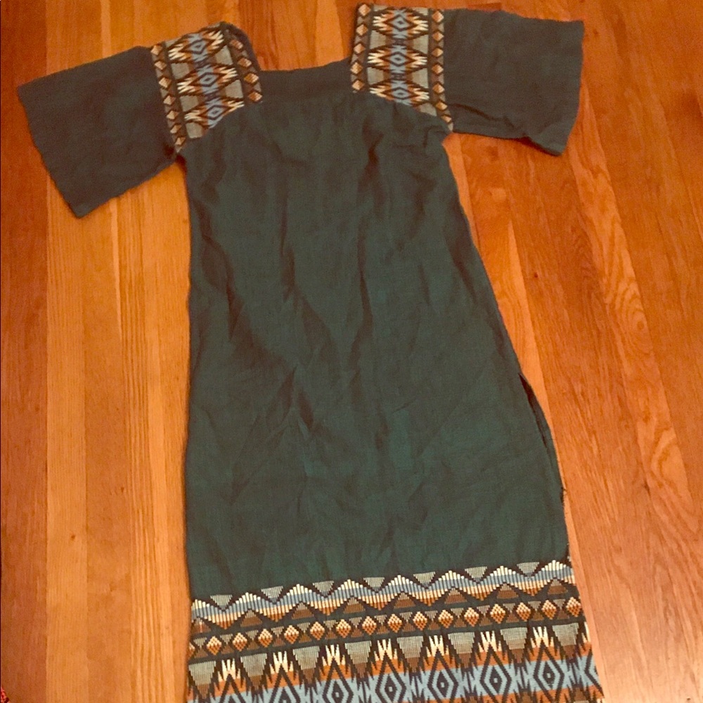 Vintage southwestern maxi dress